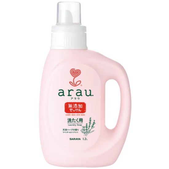 Arau Baby skystas vaikiškų drabužių skalbiklis su levandų ir mėtų ekstraktu 1200ml
