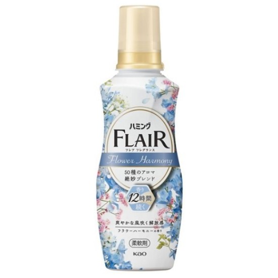 Kao Flair Fragrance Flower Harmony Antibakterinis kvapų audinių minkštiklis Gėlių harmonija 520ml