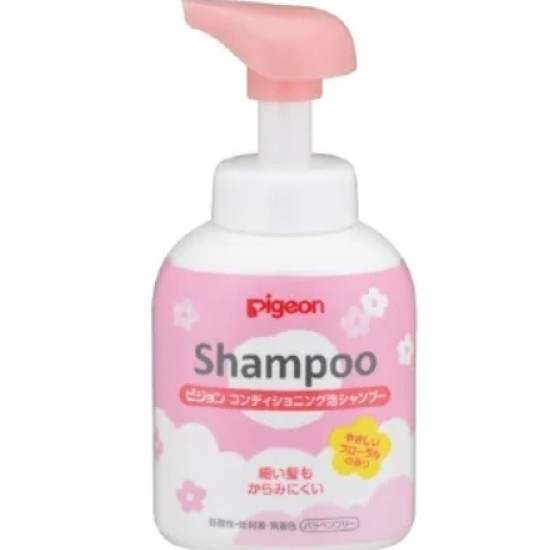 Pigeon šampūno putos susiveliantiems plaukams su kondicionieriu nuo 1,5 metų 350ml